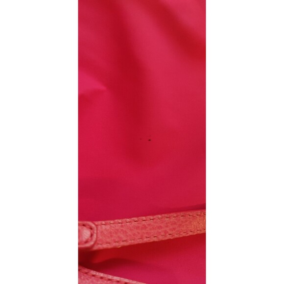 Kate Spade Pink/Fuchsia Purse Handbag Double Strap Short Drop Faux Leather Trim - Picture 8 of 16